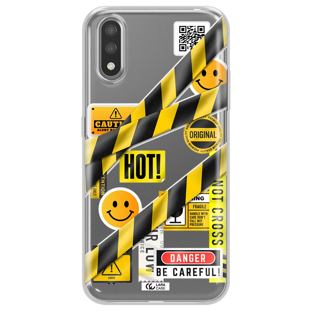 Be Careful Samsung A01 Clear TPU Case