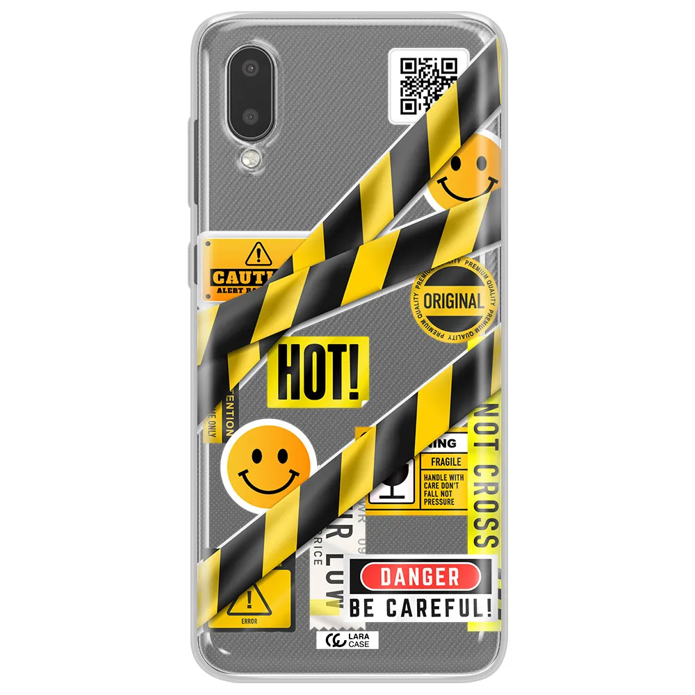 Be Careful Samsung A02 Clear TPU Case