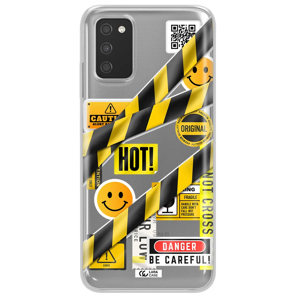 Be Careful Samsung A03S Clear TPU Case