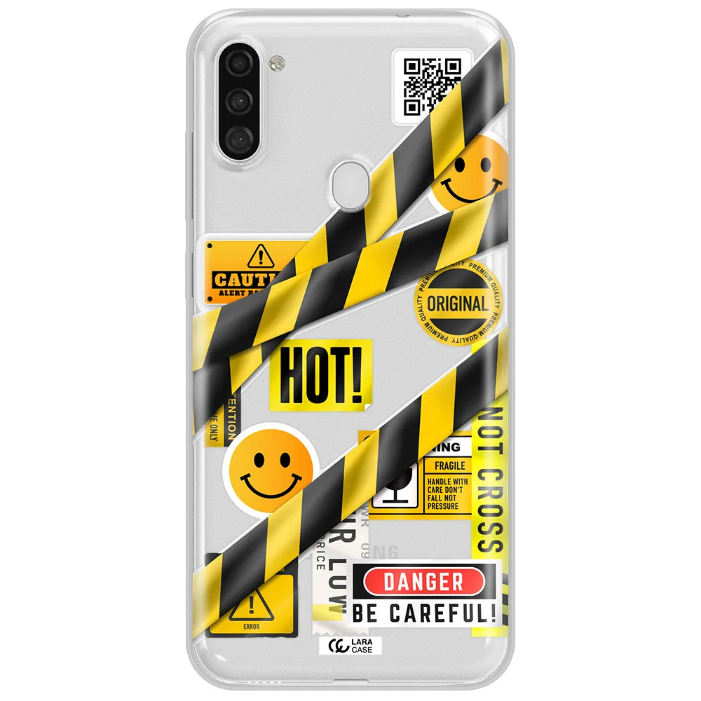 Be Careful Samsung A11 Clear TPU Case