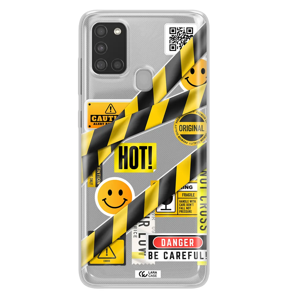 Be Careful Samsung A21S Clear TPU Case
