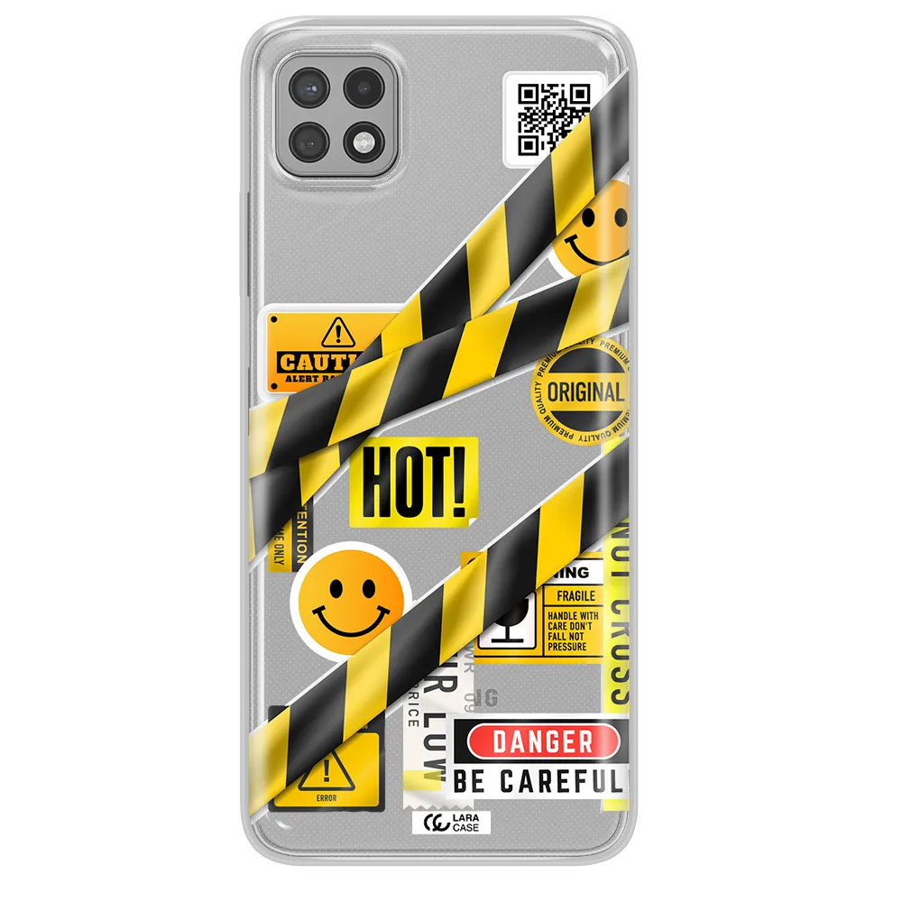 Be Careful Samsung A22 5g Clear TPU Case