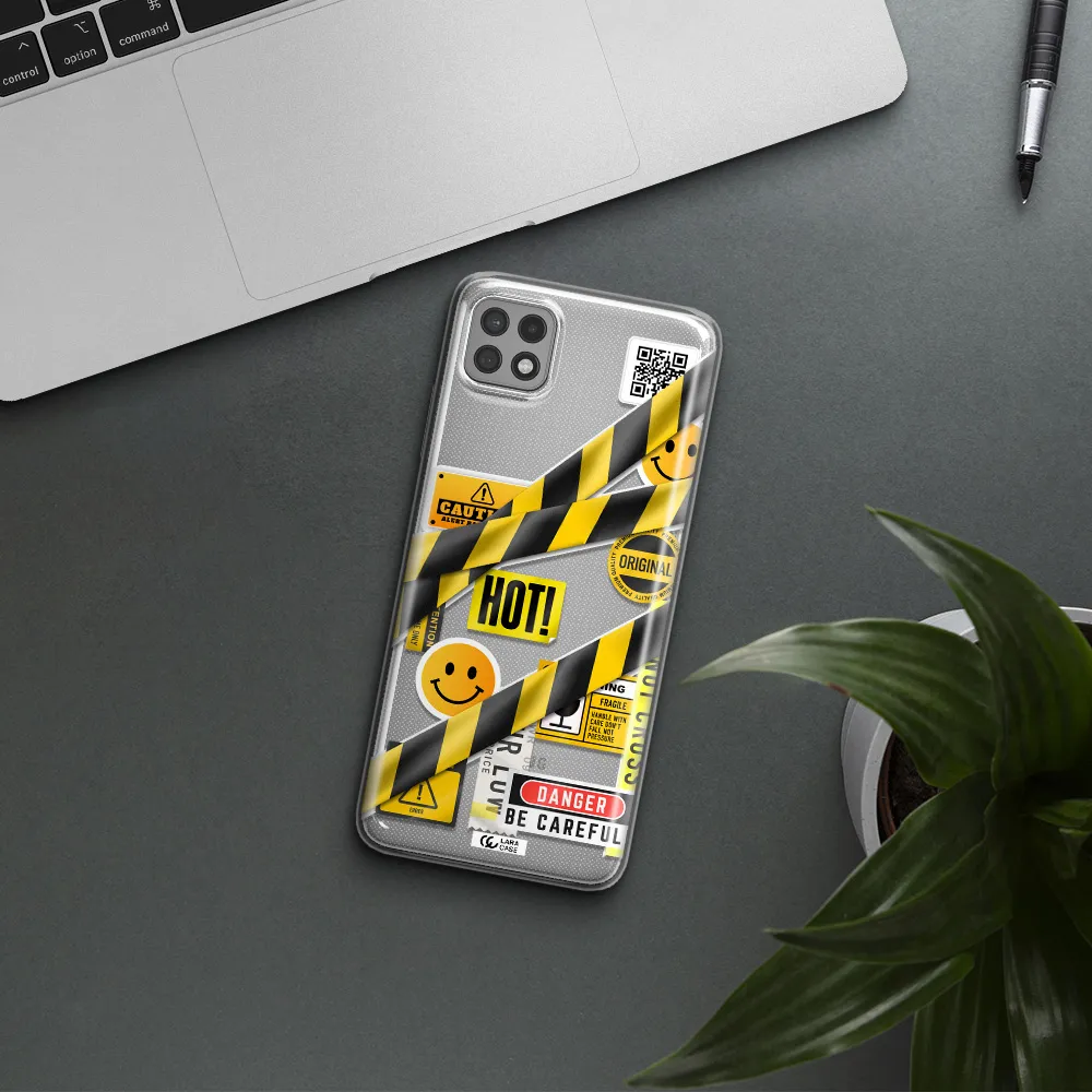 Be Careful Samsung A22 5g Clear TPU Case