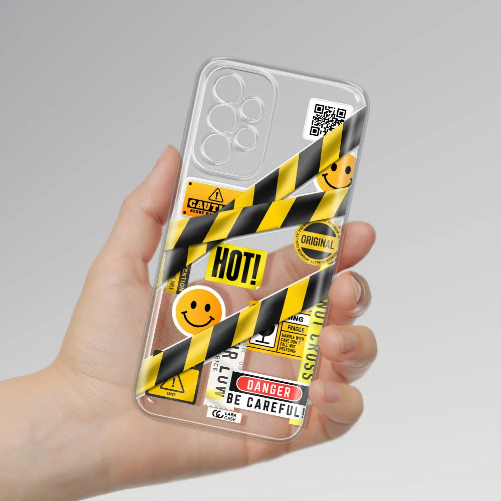 Be Careful Samsung A23 5G Clear Tpu Case