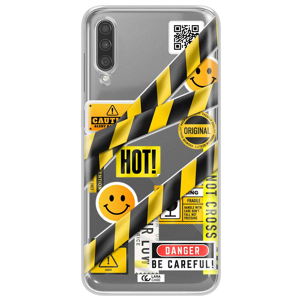 Be Careful Samsung A30S Clear TPU Case