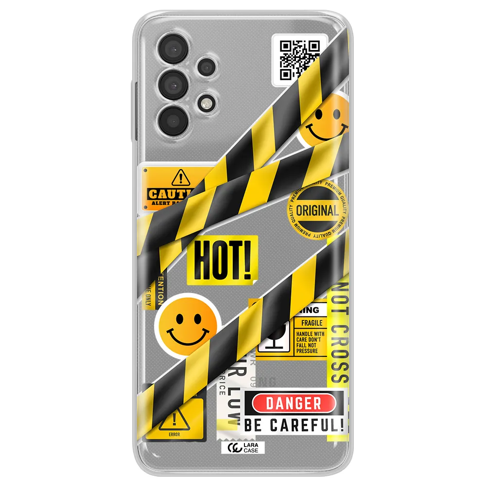 Be Careful Samsung A32 Clear TPU Case