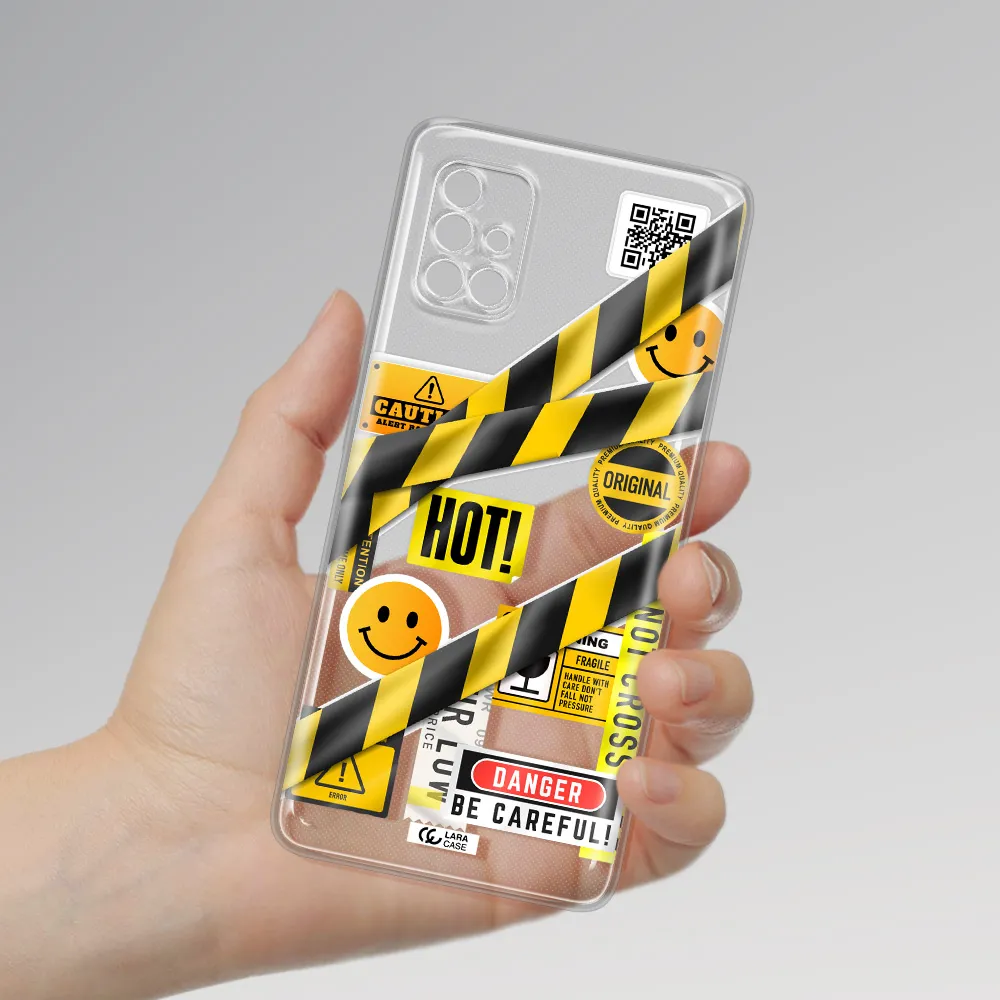 Be Careful Samsung A40S Clear Tpu Case