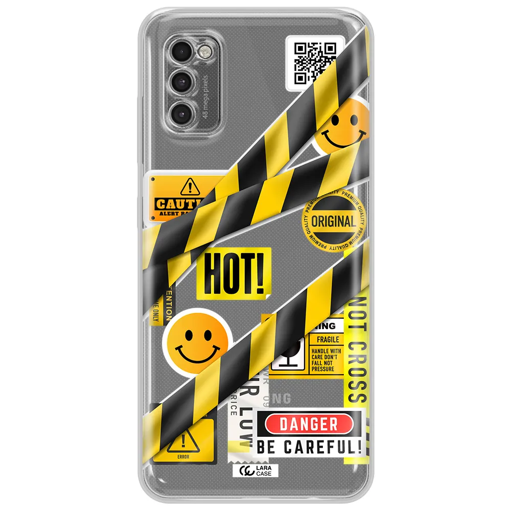 Be Careful Samsung A41 Clear Tpu Case