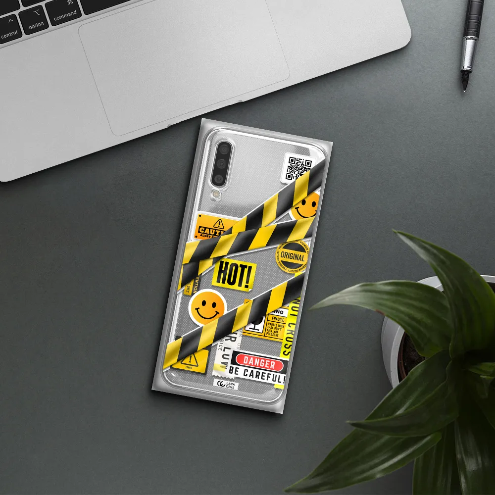 Be Careful Samsung A50S Clear Tpu Case