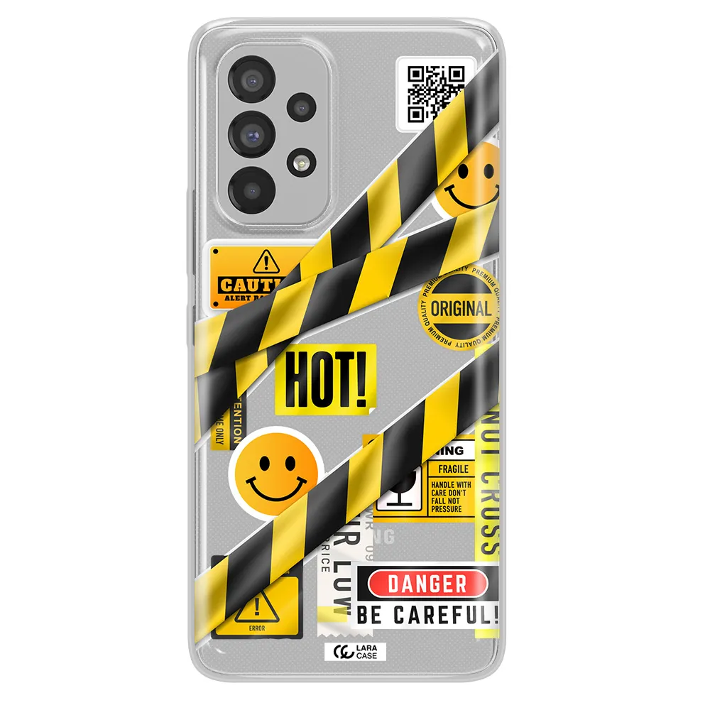 Be Careful Samsung A53 Clear TPU Case