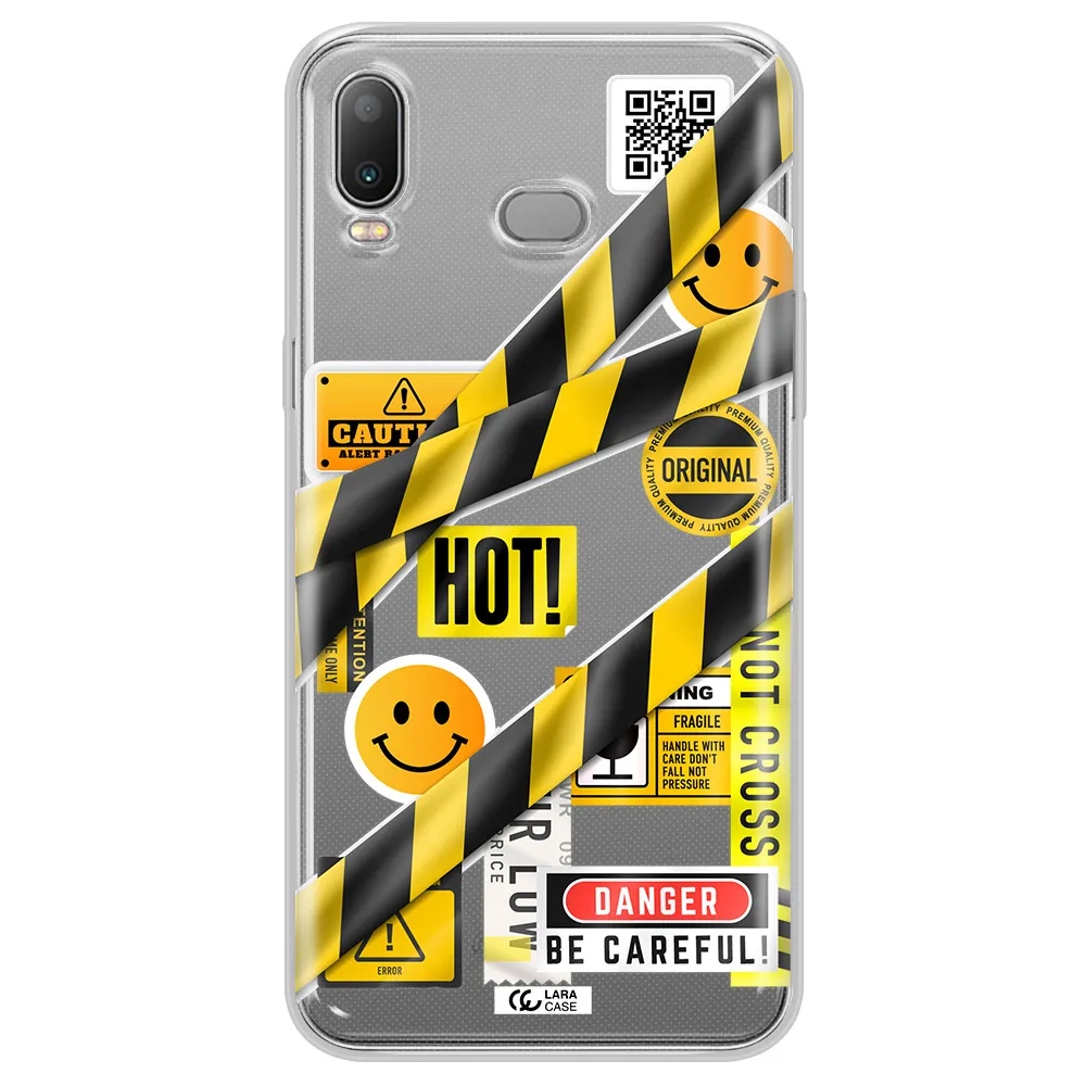 Be Careful Samsung A6S Clear TPU Case