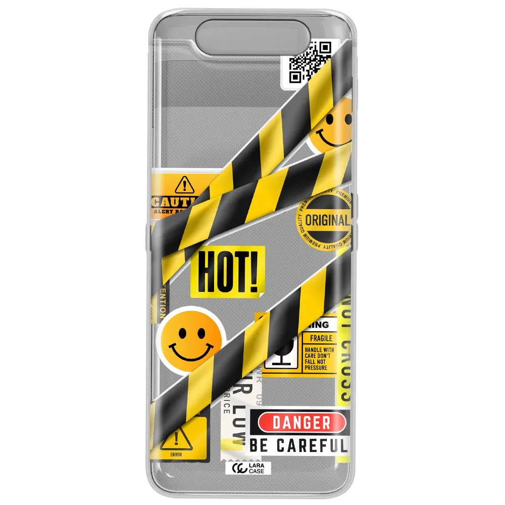 Be Careful Samsung A80 Clear TPU Case