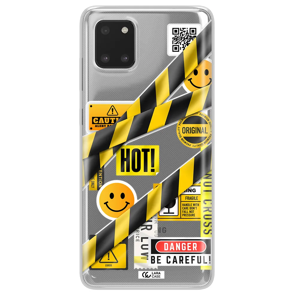 Be Careful Samsung A81 Clear TPU Case