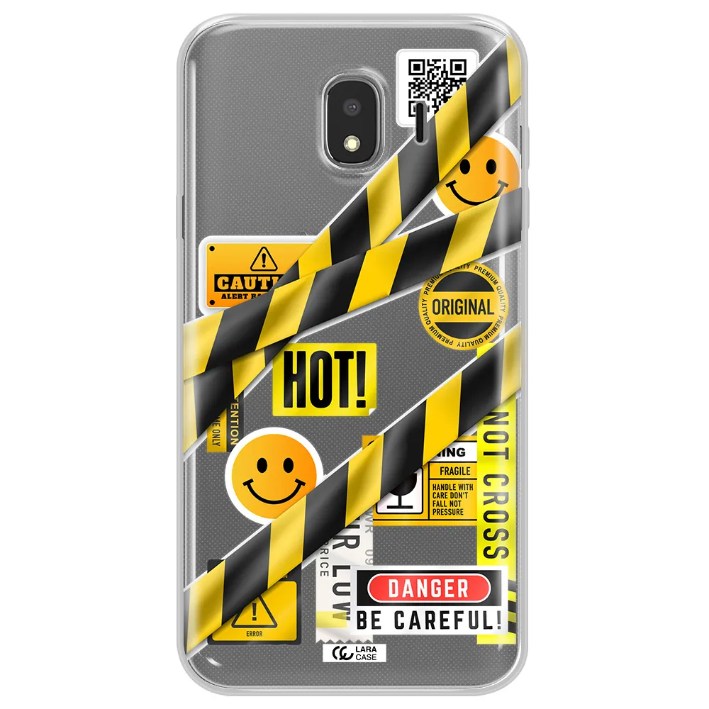 Be Careful Samsung J4 Clear TPU Case