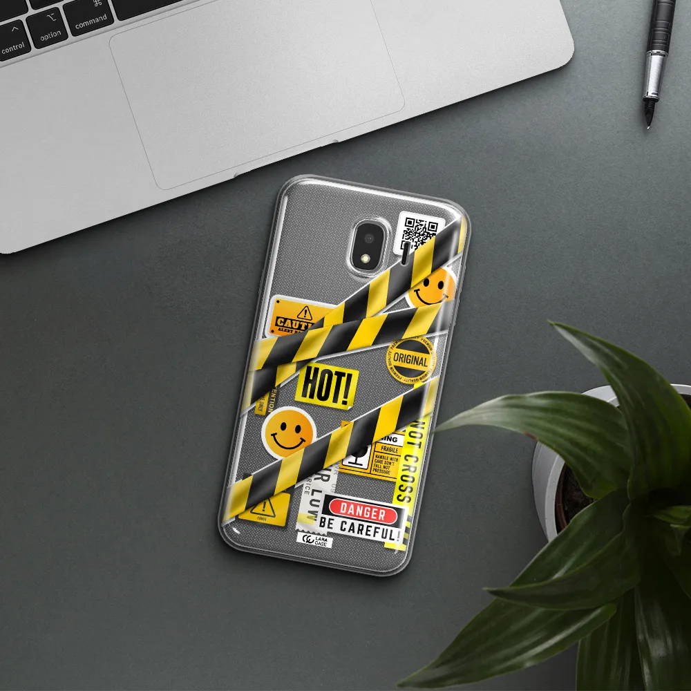 Be Careful Samsung J4 Clear TPU Case