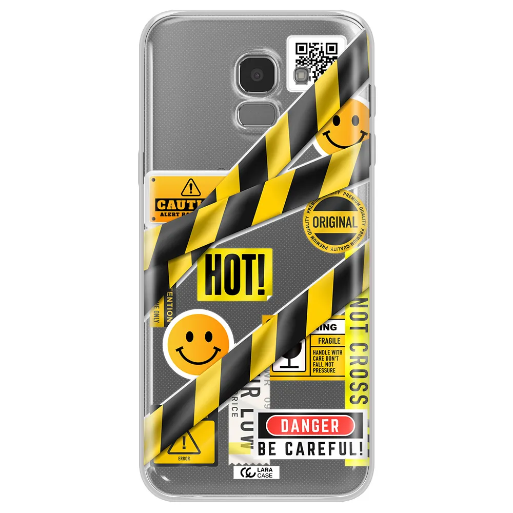 Be Careful Samsung J6 Clear TPU Case