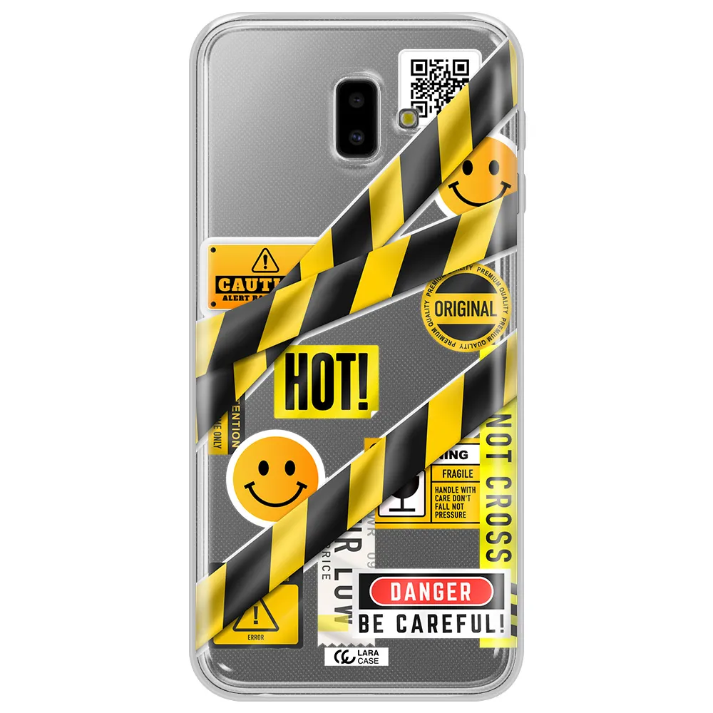 Be Careful Samsung J6 Plus Clear TPU Case