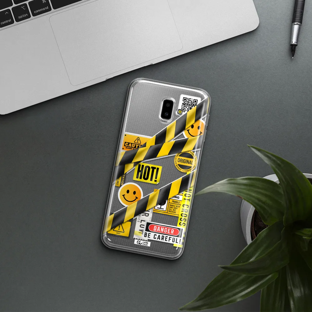 Be Careful Samsung J6 Plus Clear TPU Case