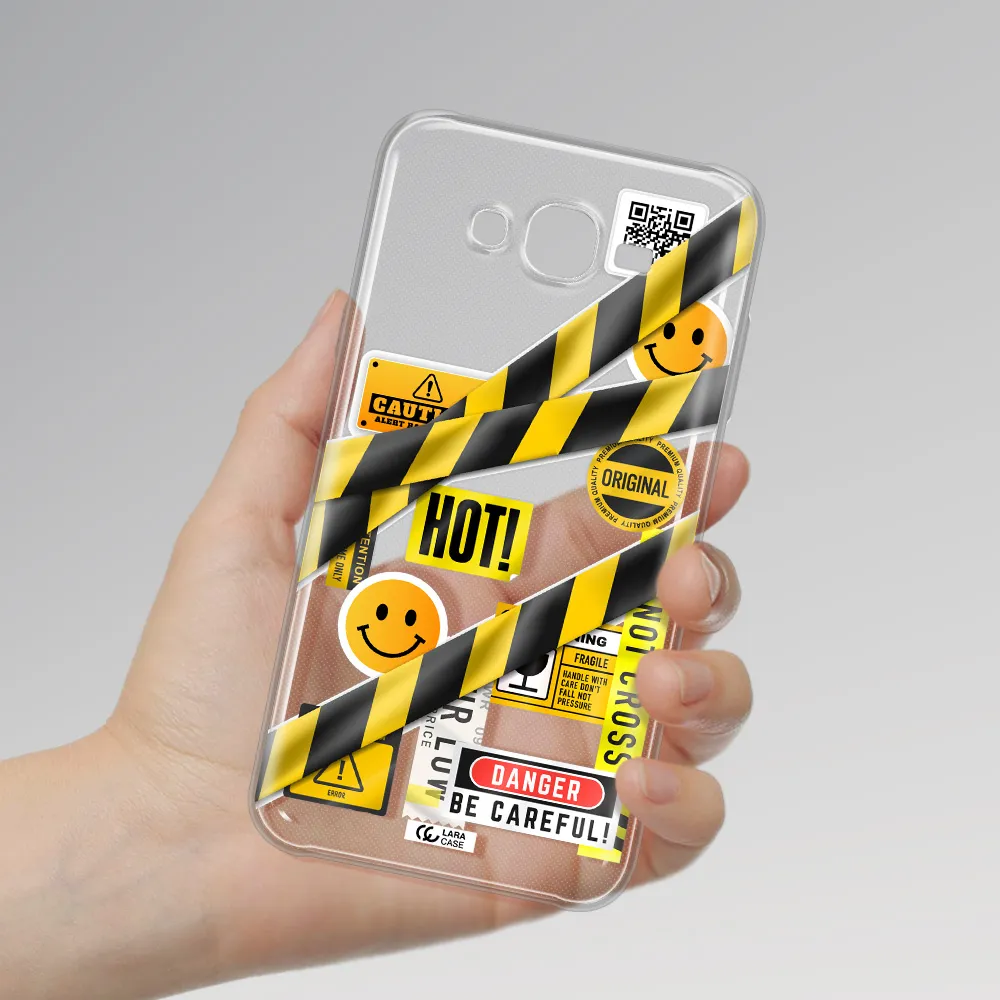Be Careful Samsung J7 2015 Clear TPU Case