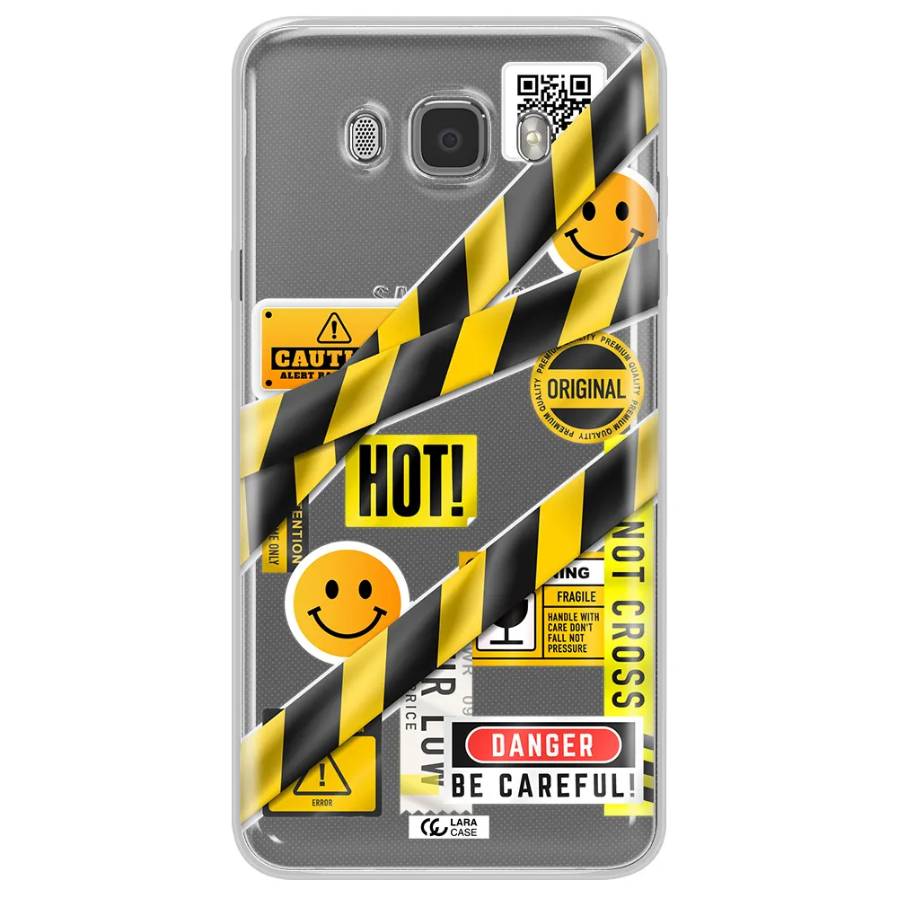 Be Careful Samsung J7 2016 Clear TPU Case
