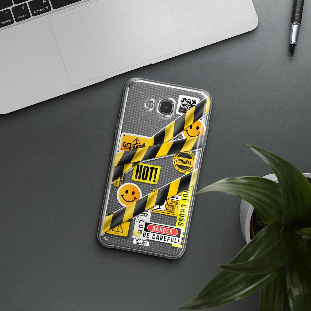 Be Careful Samsung J7 Core Clear TPU Case