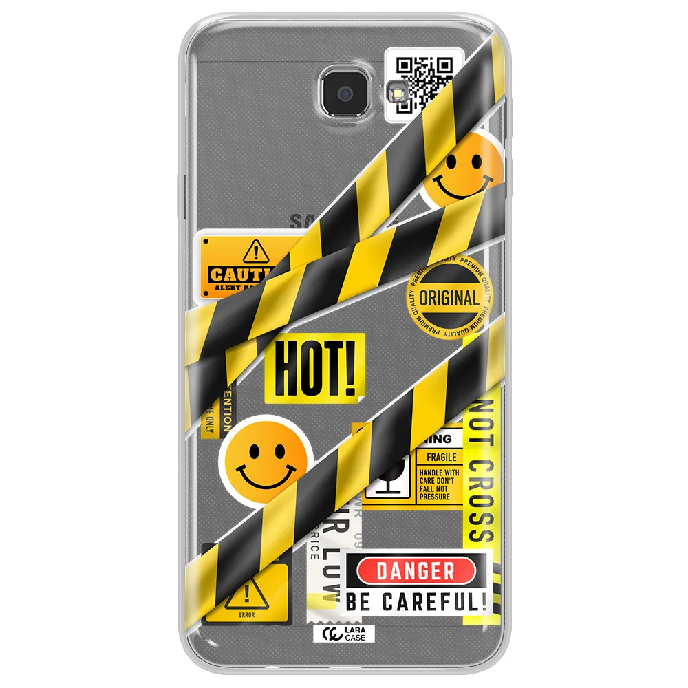 Be Careful Samsung J7 Prim Clear TPU Case