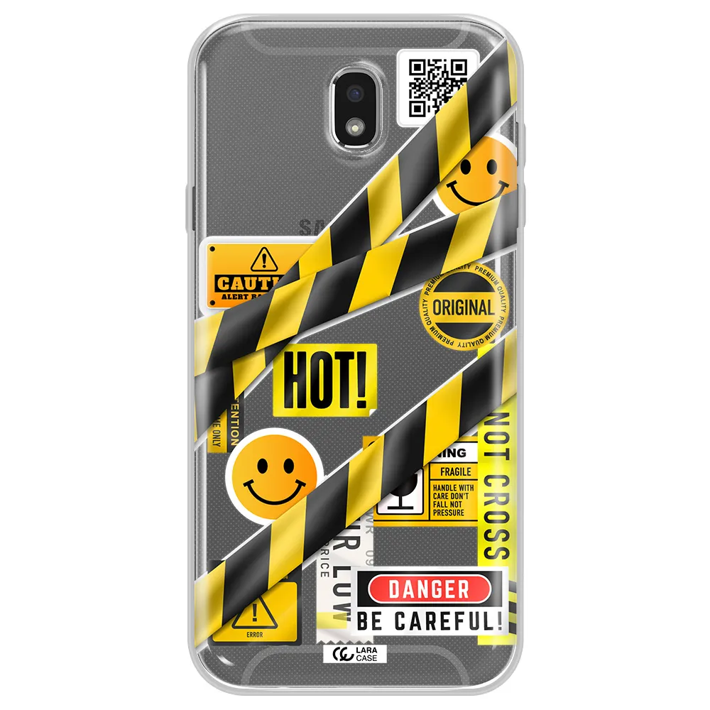 Be Careful Samsung J7 Pro Clear TPU Case