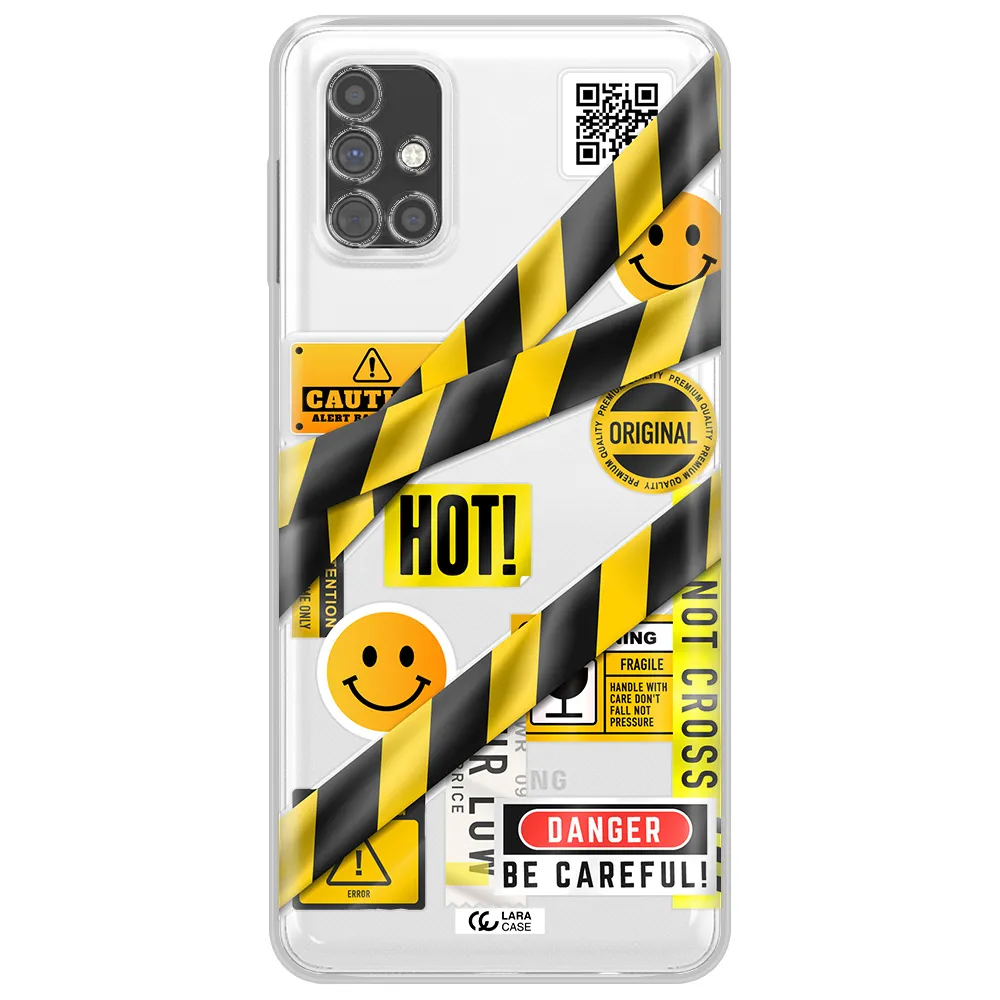 Be Careful Samsung M51 Clear TPU Case
