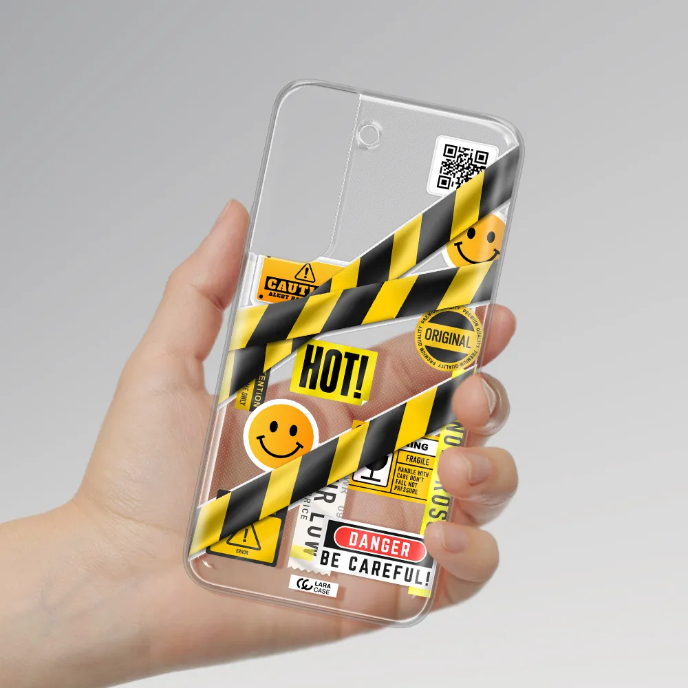 Be Careful Samsung S 22 Clear TPU Case