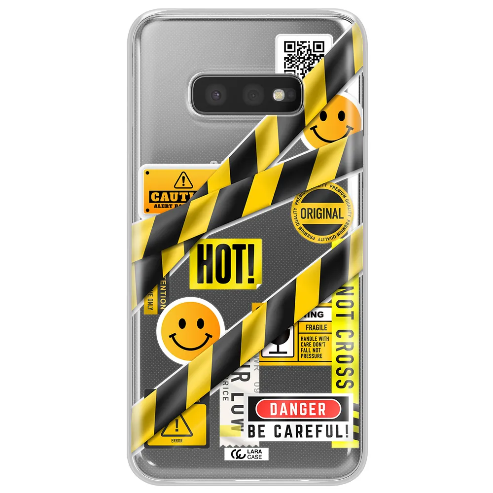 Be Careful Samsung S10e Clear TPU Case