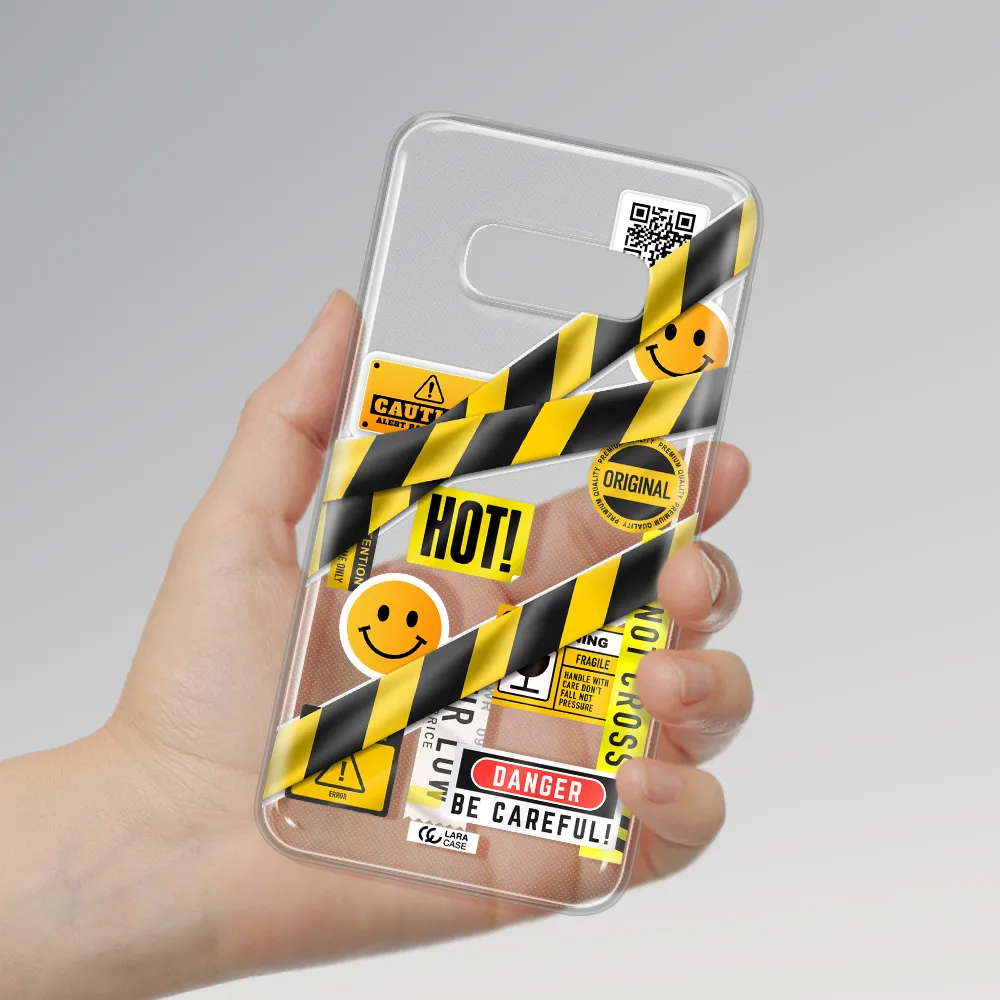 Be Careful Samsung S10e Clear TPU Case