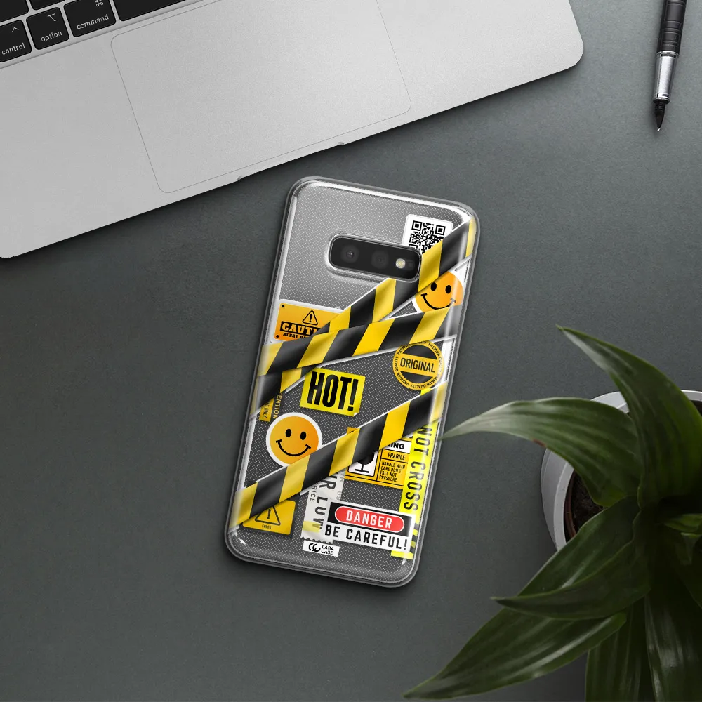 Be Careful Samsung S10e Clear TPU Case