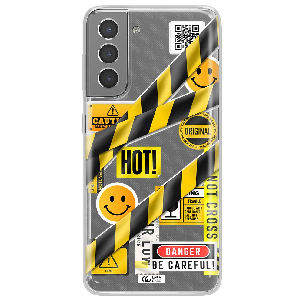 Be Careful Samsung S21 Plus Clear TPU Case