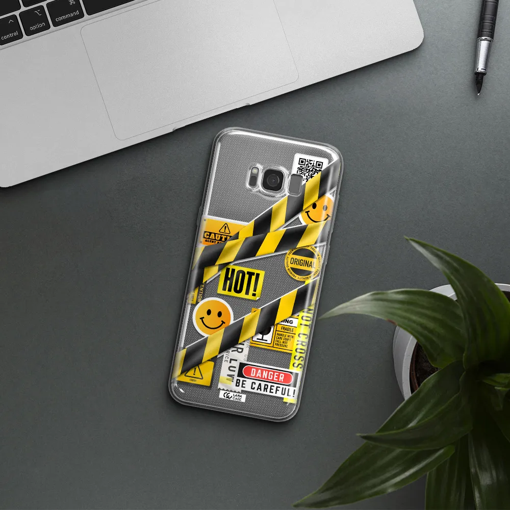 Be Careful Samsung S8 Plus Clear TPU Case