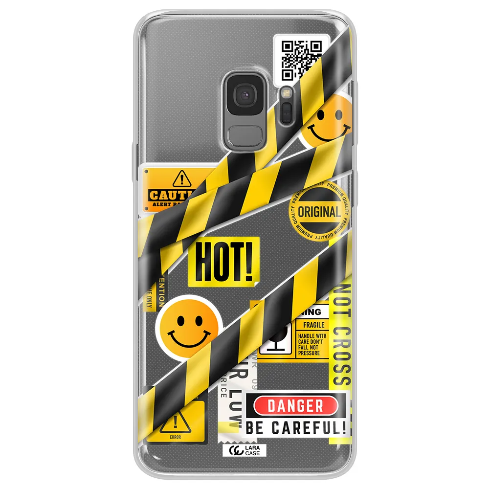 Be Careful Samsung S9 Clear TPU Case