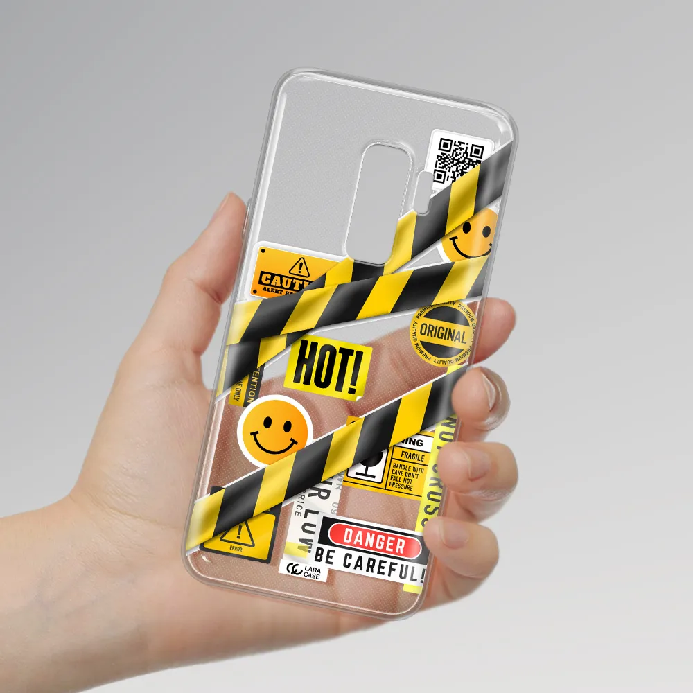 Be Careful Samsung S9 Plus Clear TPU Case