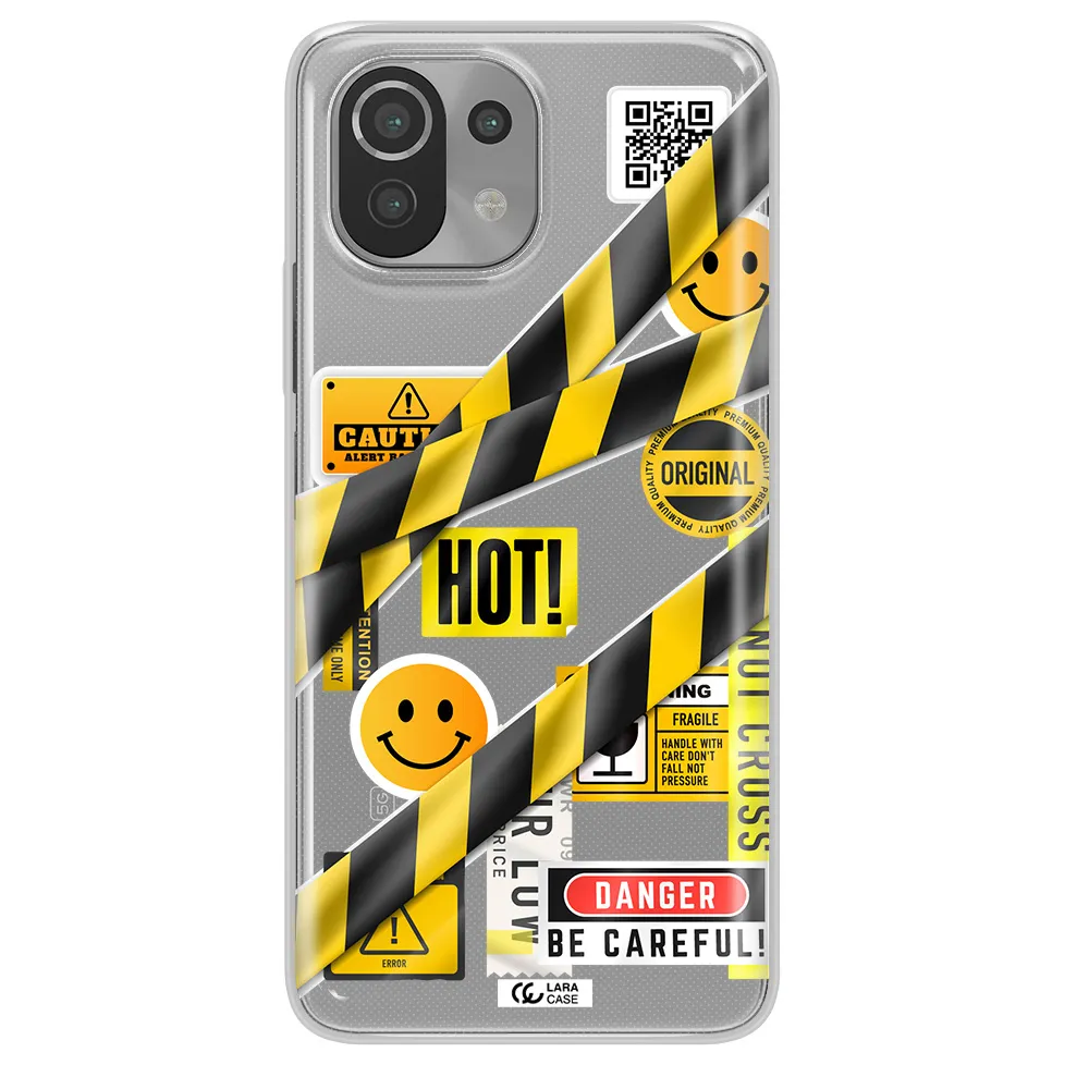 Be Careful Xiaomi Mi 11 Lite Clear TPU Case