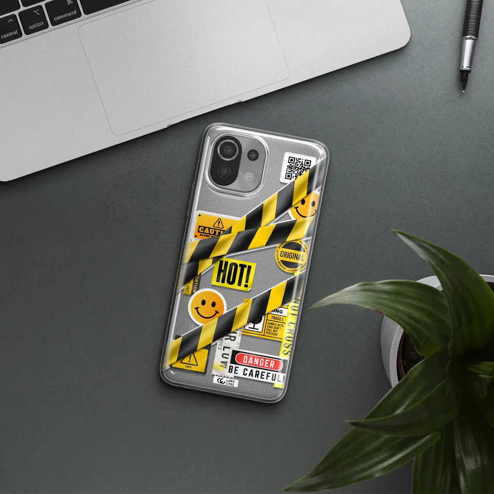 Be Careful Xiaomi Mi 11 Lite Clear TPU Case