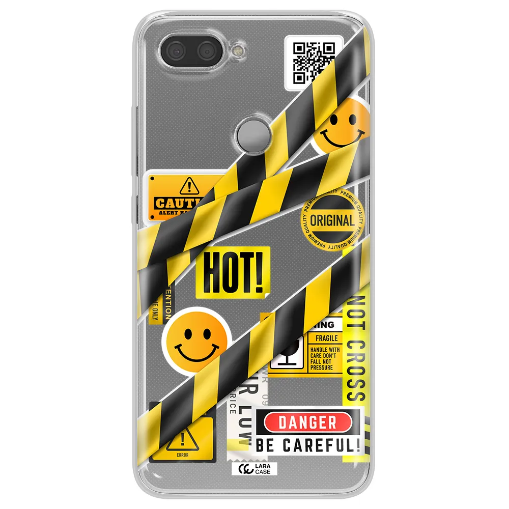 Be Careful Xiaomi Mi 8 Lite Clear TPU Case