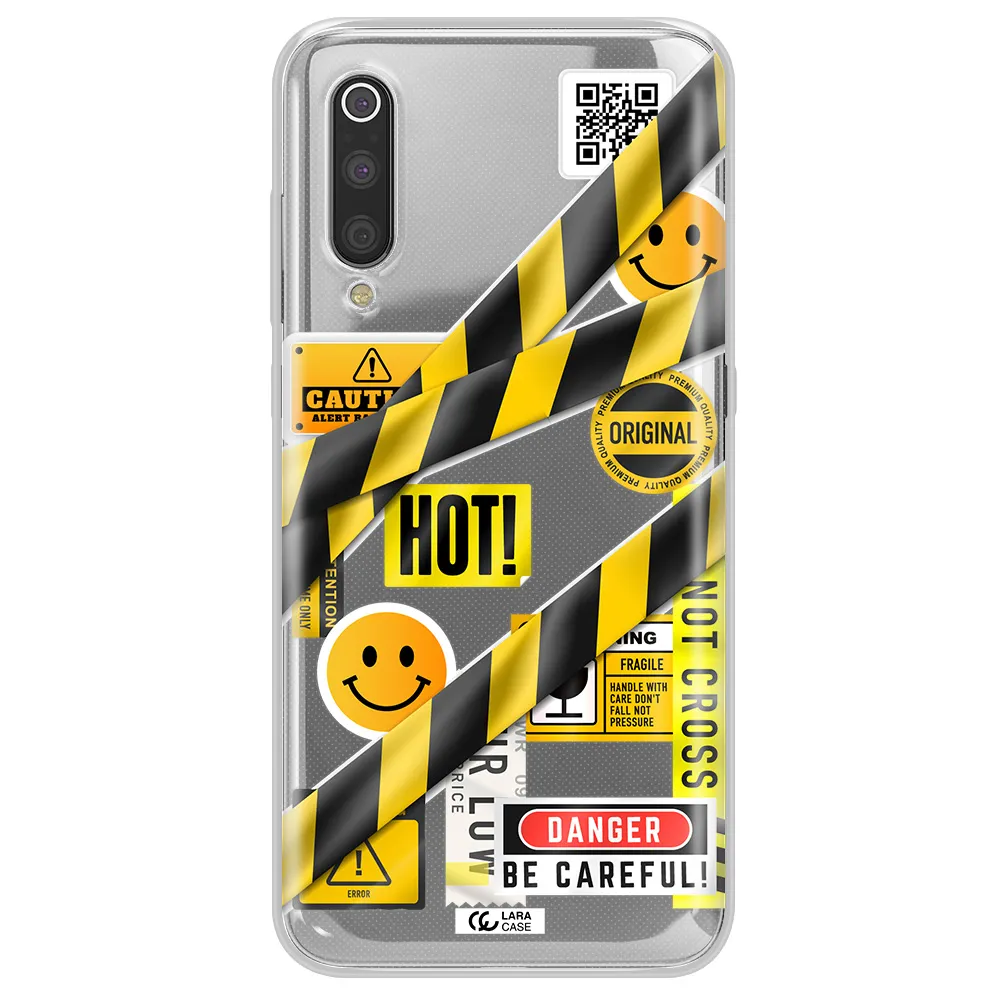 Be Careful Xiaomi Mi 9 Clear TPU Case