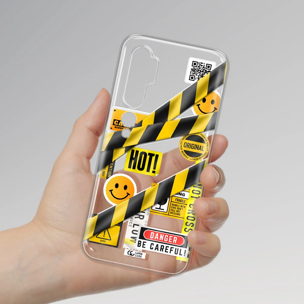 Be Careful Xiaomi Mi Note 10 Clear TPU Case