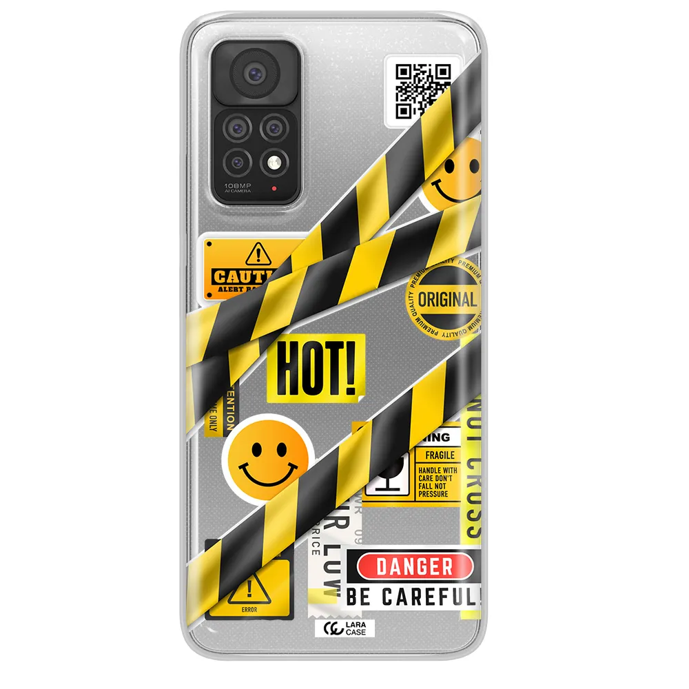 Be Careful Xiaomi Note 11 Pro Clear TPU Case