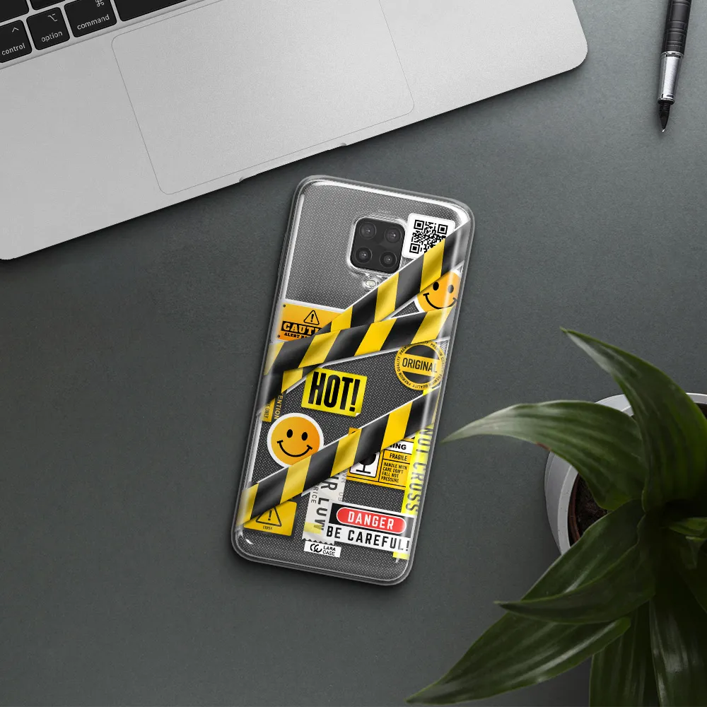 Be Careful Xiaomi Note 9 Pro Clear TPU Case