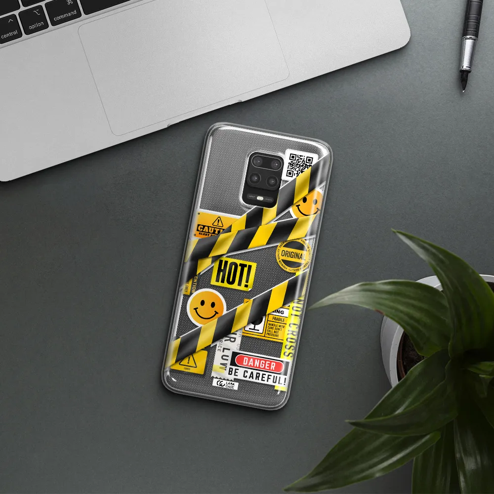 Be Careful Xiaomi Note 9S Clear TPU Case