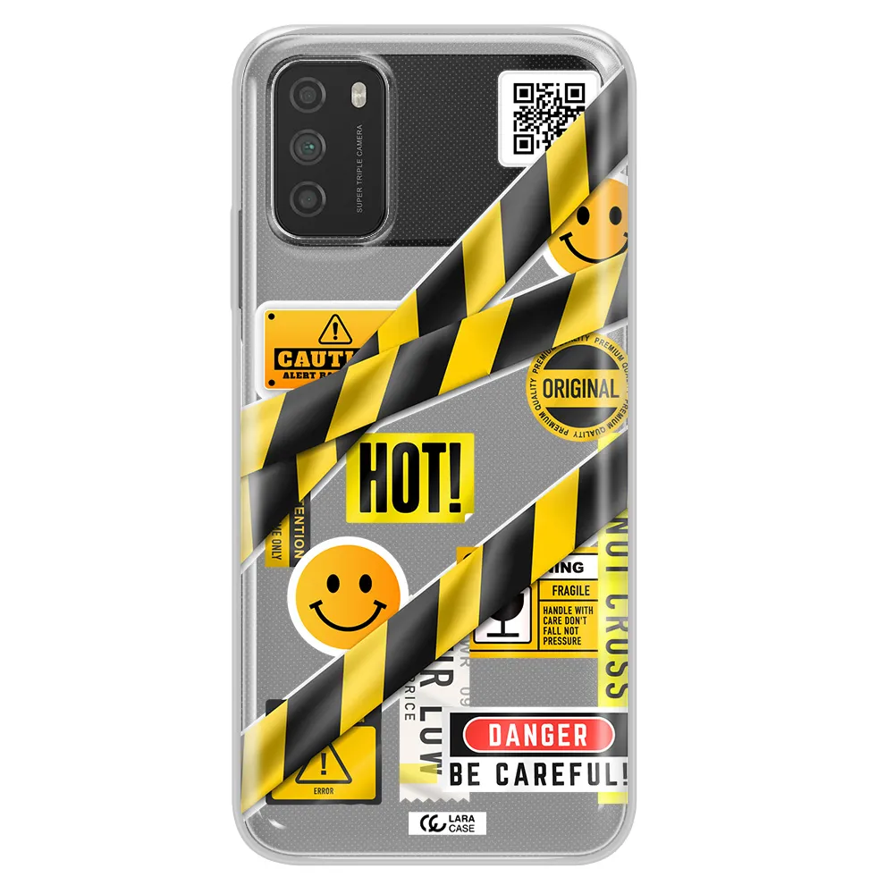 Be Careful Xiaomi Poco M3 Clear TPU Case