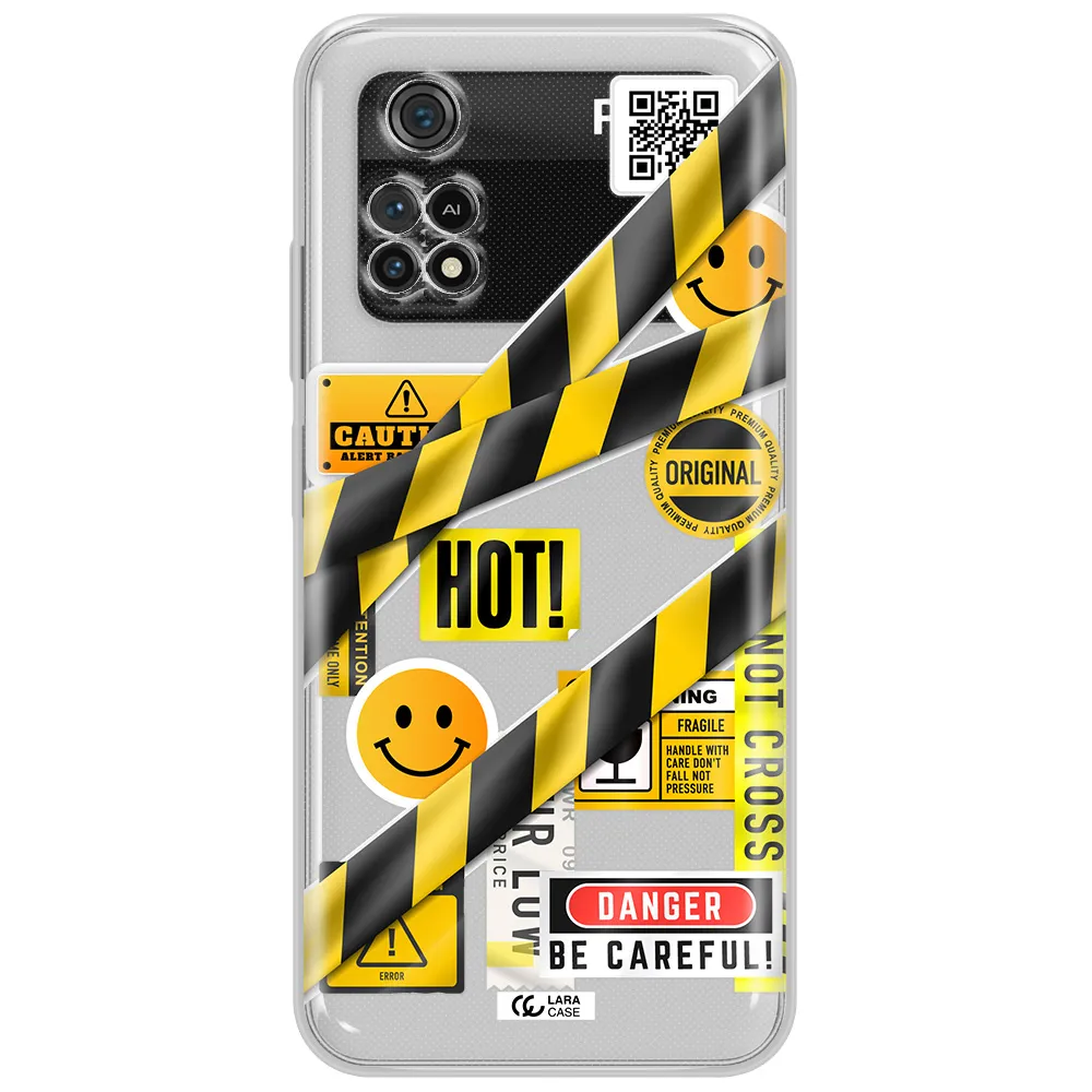 Be Careful Xiaomi Poco M4 Pro 4G Clear Tpu Case