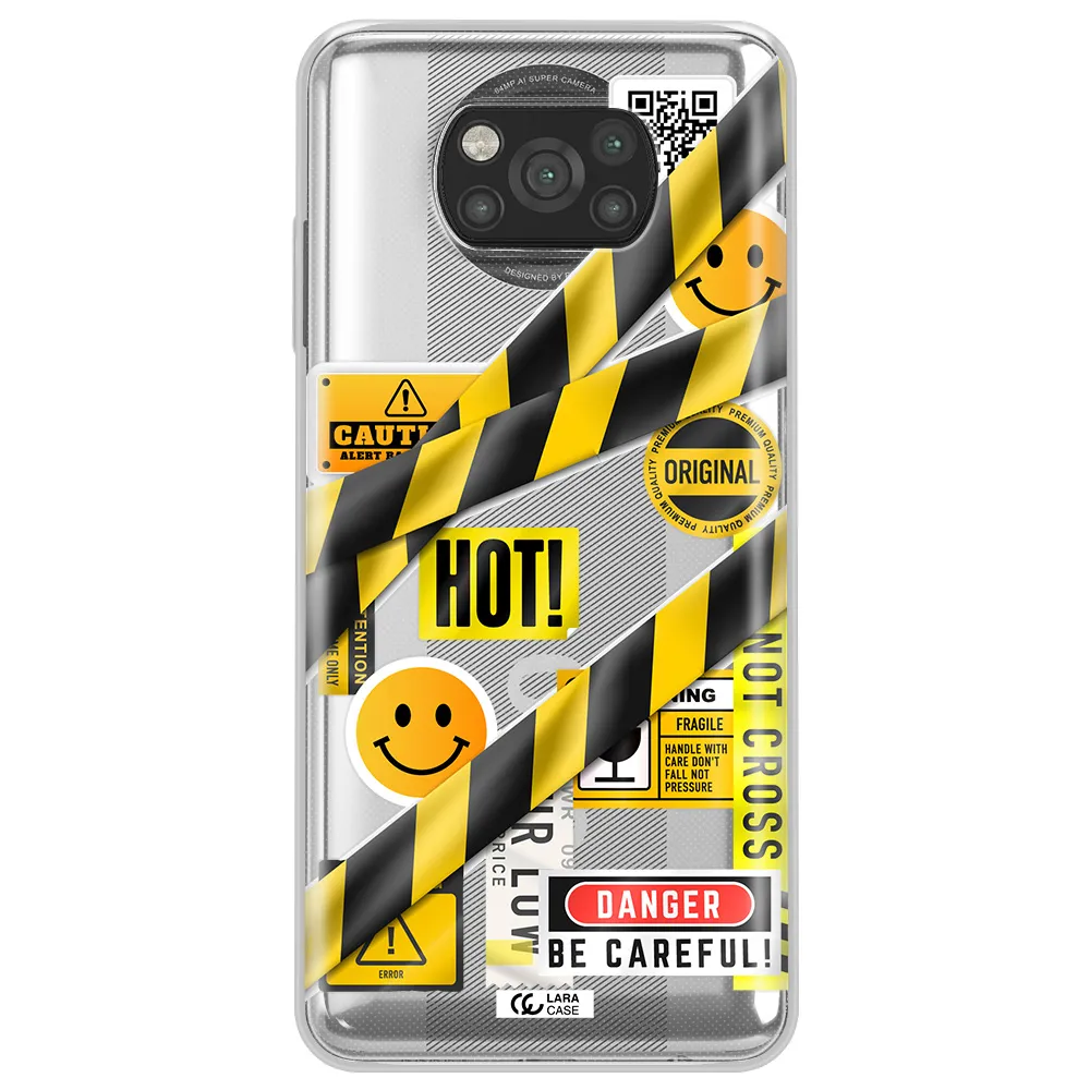 Be Careful Xiaomi Poco X3 Clear TPU Case