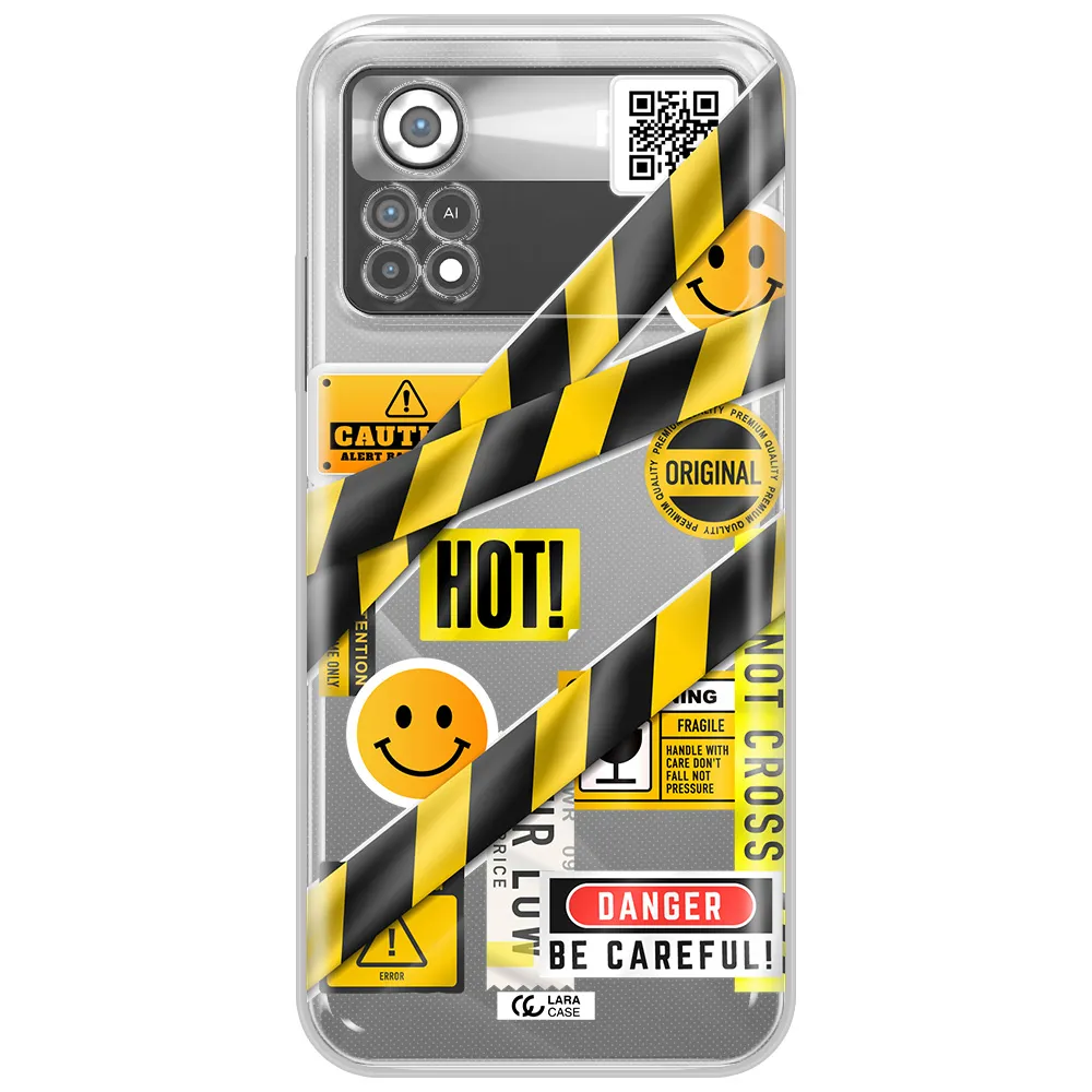 Be Careful Xiaomi Poco X4 Pro Clear TPU Case