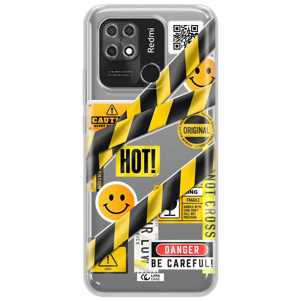 Be Careful Xiaomi Redmi 10C Clear TPU Case