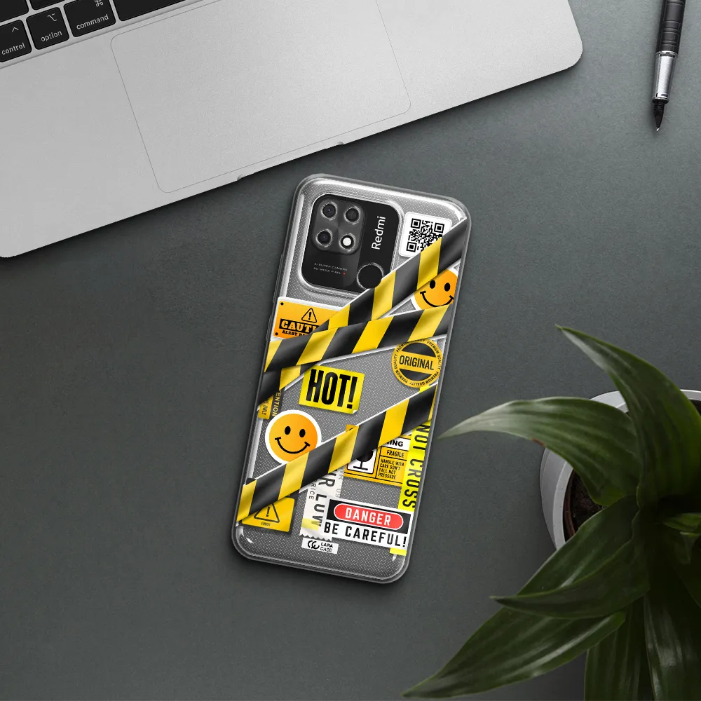 Be Careful Xiaomi Redmi 10C Clear TPU Case